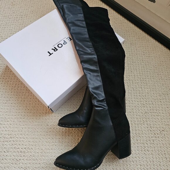 OVER THE KNEE BOOTS "REPORTSHOES" "TRACY" - Picture 2 of 7